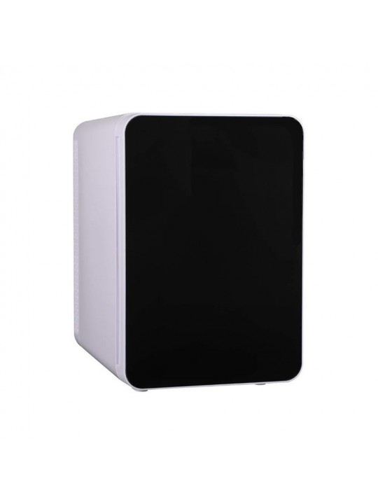 Mini Ψυγείο Ηλεκτρικό TempMaster Λευκό 10 ltr με μαύρη γυάλινη πόρτα - JYB-10-8