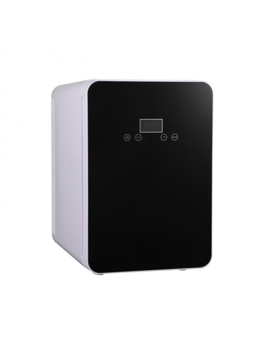 Mini Ψυγείο Ηλεκτρικό TempMaster Λευκό 10 ltr με Μαύρο Γυαλί  Ψηφιακή Ένδειξη Θερμοκρασίας - JYD-10-13