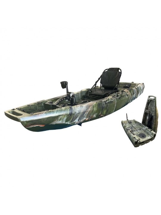 Καγιακ Διαιρούμενο GOBO Splice SOT Πράσινο Ποδηλατικό Ενός Ατόμου - 0100-0310ARMY