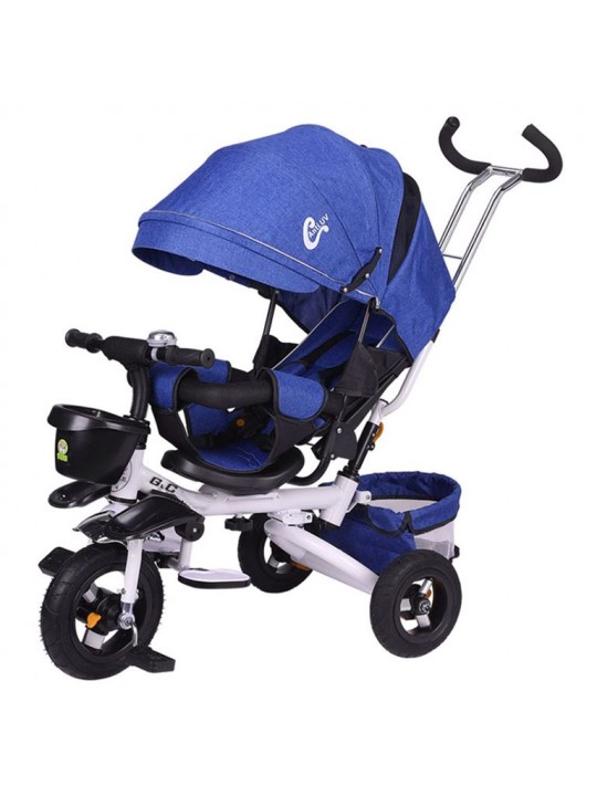 GC Τρίκυκλο Ποδηλατάκι Αναδιπλούμενο BT-39 Μπλε 3 in 1 - GC BT-39BL
