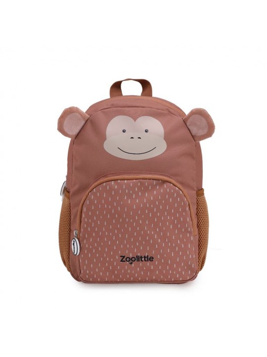 Παιδικό Σακίδιο Πλάτης Zoolittle Monkey Καφέ - ZOO-699-08
