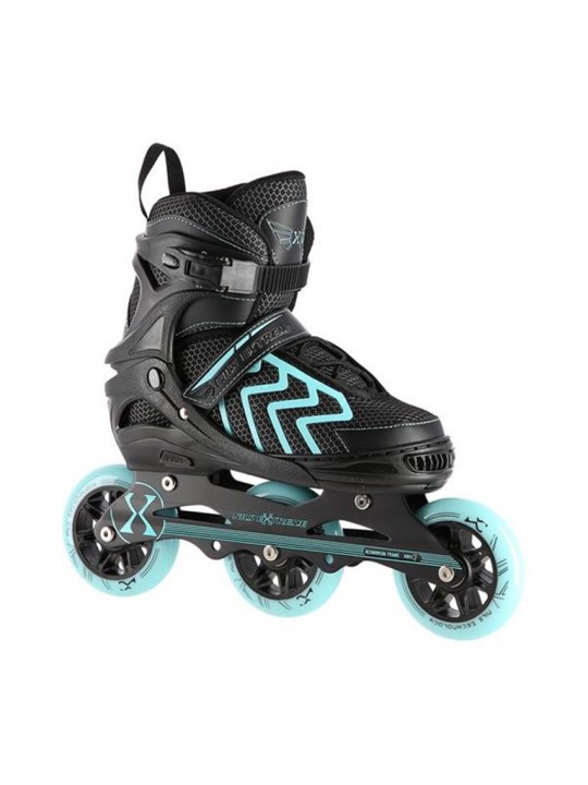 Αυξομειούμενα Πατίνια Roller NA 19318 Μαύρο/Τιρκουάζ IN-LINE SKATES NILS EXTREME Large(39-42) - 16-01-211