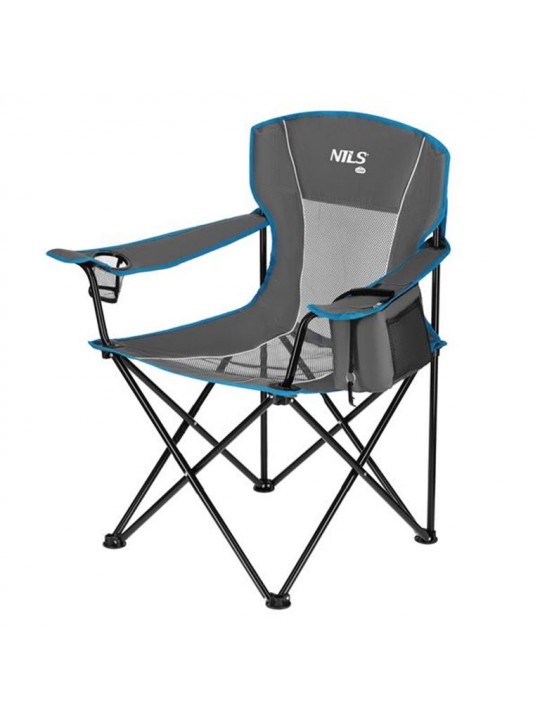 Πτυσσόμενη Καρέκλα Κάμπινγκ Nils Camp NC3706 Γκρι - 15-03-329