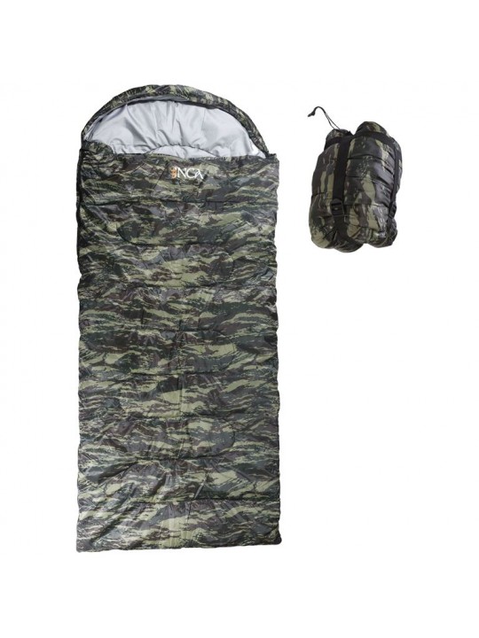 Υπνόσακος INCA Foldpack με μαξιλάρι Παραλλαγής 220χ95cm με ιμάντες συμπίεσης - 0600-105-10