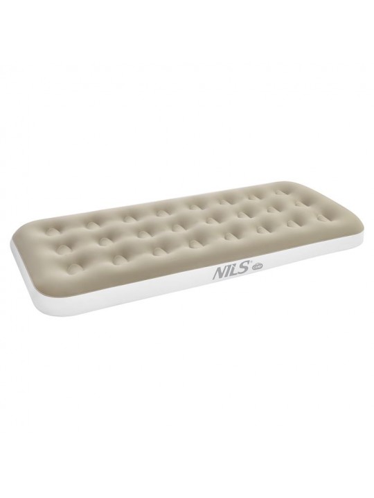 Φουσκωτό Στρώμα Ύπνου Large Μονό NILS CAMP NC2801 191x73x22cm Μπεζ - 15-05-600
