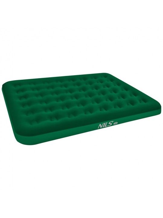 Φουσκωτό Στρώμα Ύπνου XXL Διπλό NILS CAMP NC2803  203x152x22cm Πράσινο - 15-05-602
