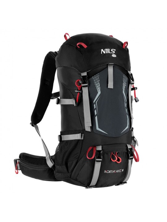 Σακίδιο Πλάτης Ορειβατικό Nils Camp NC1993 NORTHLAKE BLACK 40L (30+10) - 15-07-148
