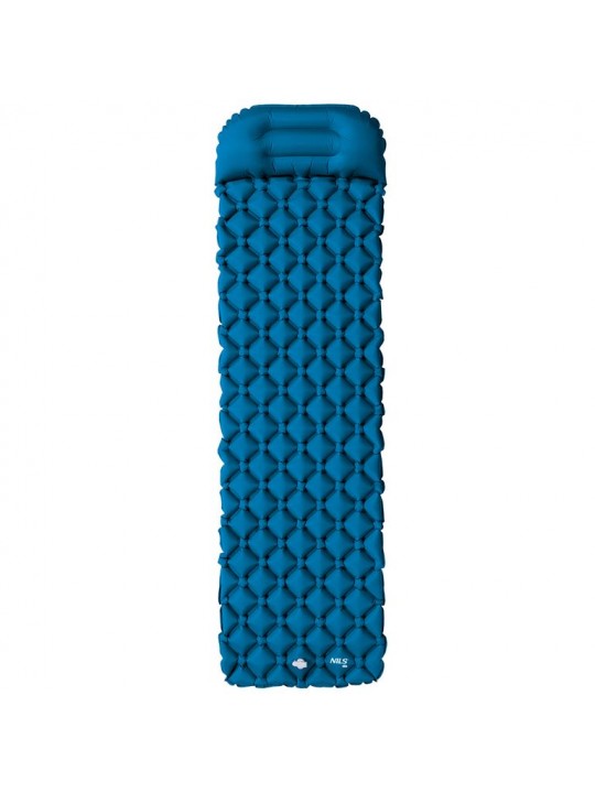Φουσκωτό Στρώμα NILS CAMP NC4006 με τρόμπα Τιρκουάζ 190x58cm - 15-05-019