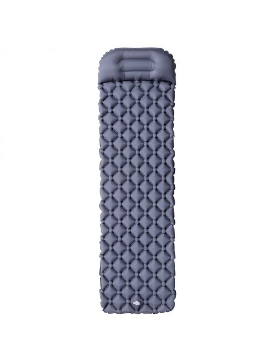 Φουσκωτό Στρώμα NILS CAMP NC4006 με τρόμπα Γκρί 190x58cm - 15-05-028