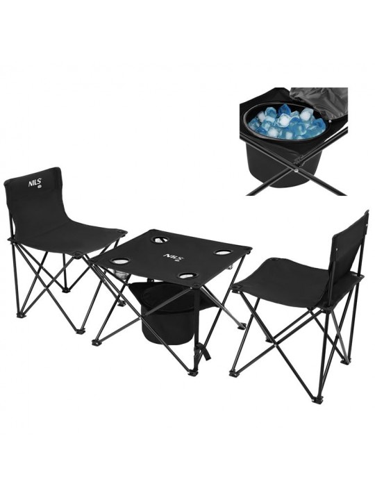 NILS CAMP NC3304 Σετ Τραπέζι με καρέκλες Camping - 15-03-307
