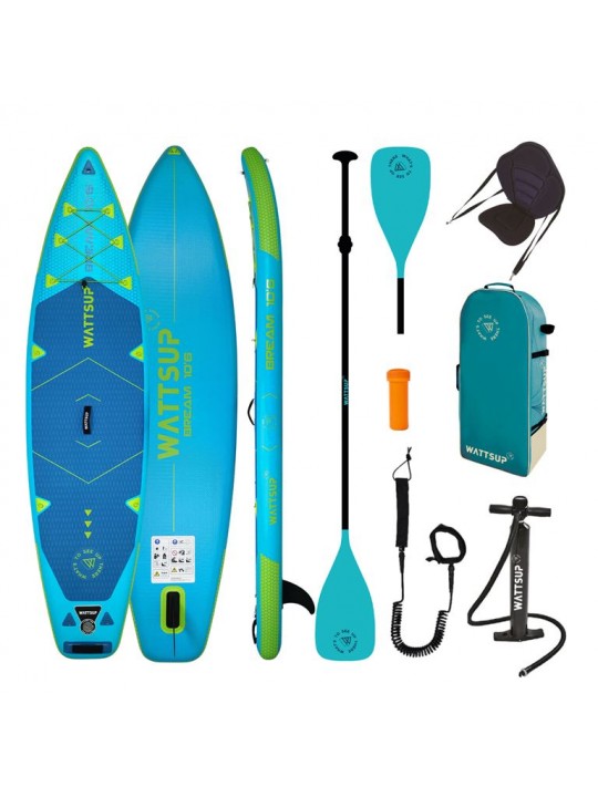 Φουσκωτή σανίδα SUP WattSUP Bream 10'6 (με δυνατότητα μετατροπής σε καγιάκ) - PB-WBRM106K