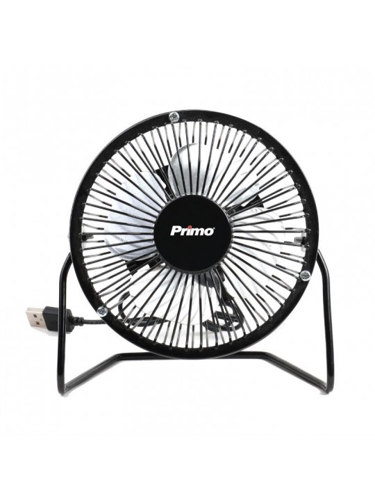 Ανεμιστήρας Mini PRMF-80426 Primo 4'' 10εκ. Με USB Μαύρος
