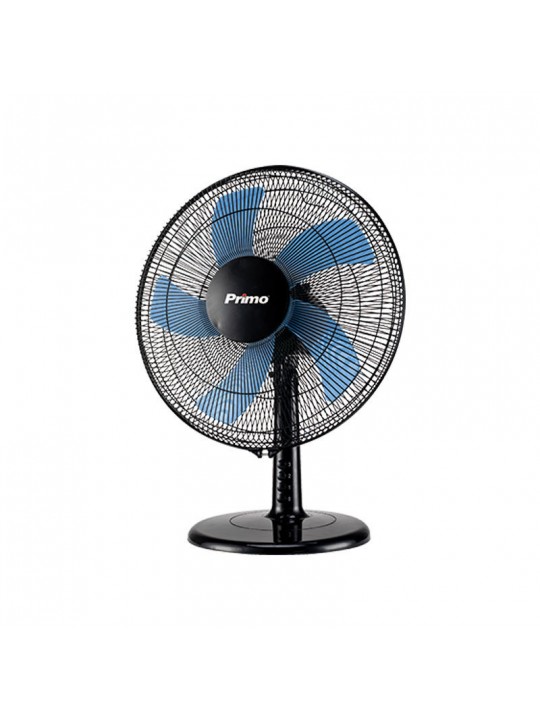 Ανεμιστήρας Επιτραπέζιος PRTF-80444 Primo 16'' 40εκ. Μαύρος-Μπλε