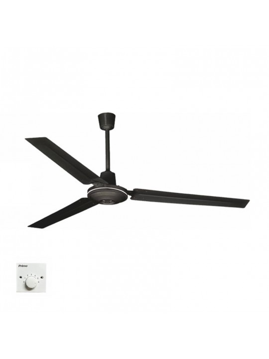 Ανεμιστήρας Οροφής FLC-1400 Primo 56'' 140εκ. Βιομηχ/κός 3 Φτερά Μαύρος