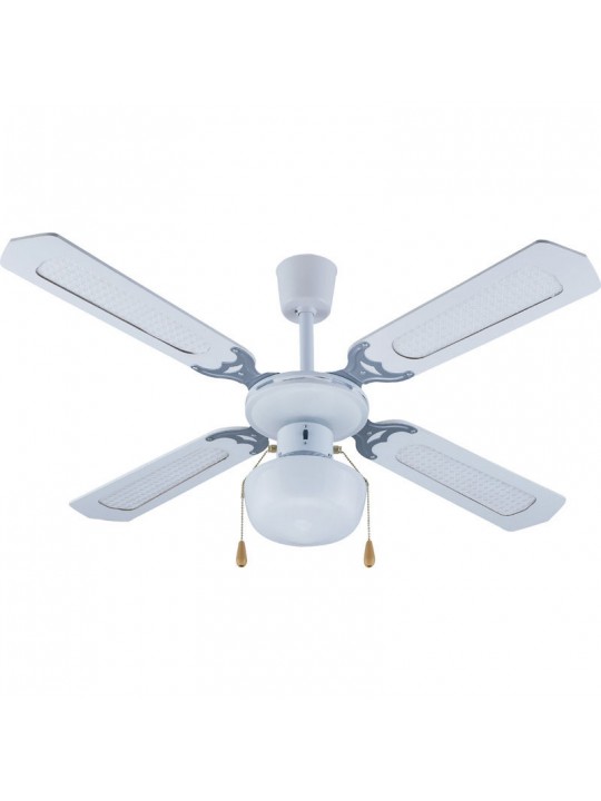 Ανεμιστήρας Οροφής PRCF-80277 Primo 42'' 105εκ. 1Φως 4Φτερά Λευκός