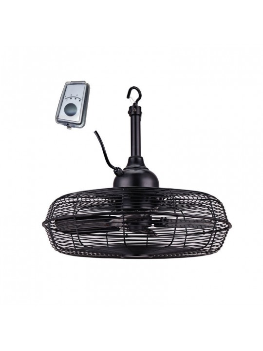 Ανεμιστήρας Οροφής PRCF-80550 Primo 20'' 50εκ. Βιομηχανικός IP55 100W Μαύρος