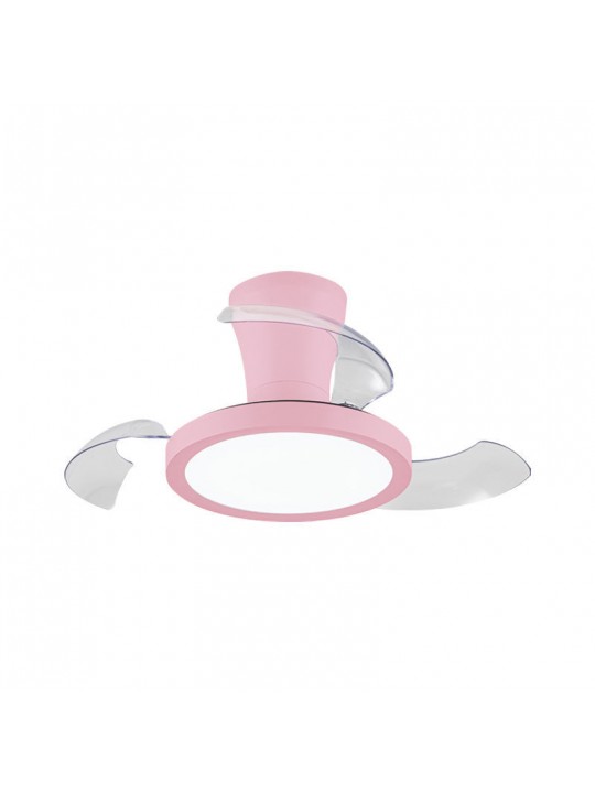Ανεμιστήρας Οροφής PRCF-80684 Primo Kids Series DC 26'' 65εκ. Με Τηλεχειριστήριο 1 Φως LED 3Φτερά Ροζ