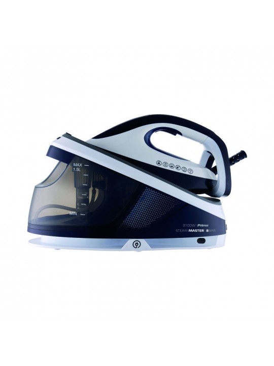 Ατμοσύστημα σιδερώματος PRSS-40506 Primo 3100W Opti-temp Ceramic, 8Bar, 1.5L Λευκό/Μπλε
