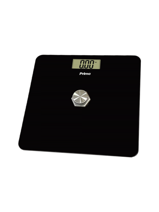 Ζυγαριά Σώματος Kinetic PRBS-40467 Primo 180Kg Υάλινη Μαύρη
