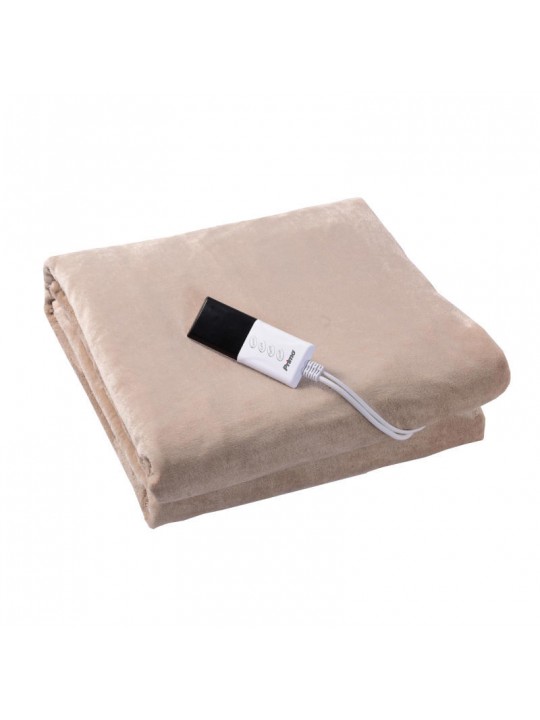 Ηλεκτρικό επίστρωμα PREB-81083 Primo  Flannel Fleece Μονό 150x80cm Μπέζ