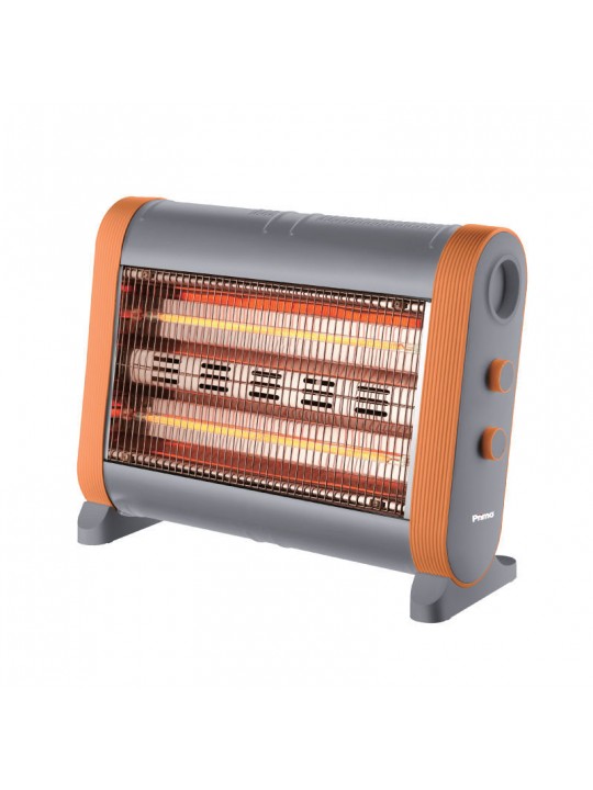 Θερμάστρα Carbon PRCH-81102 Primo Γκρί/Πορτοκαλί 1600W