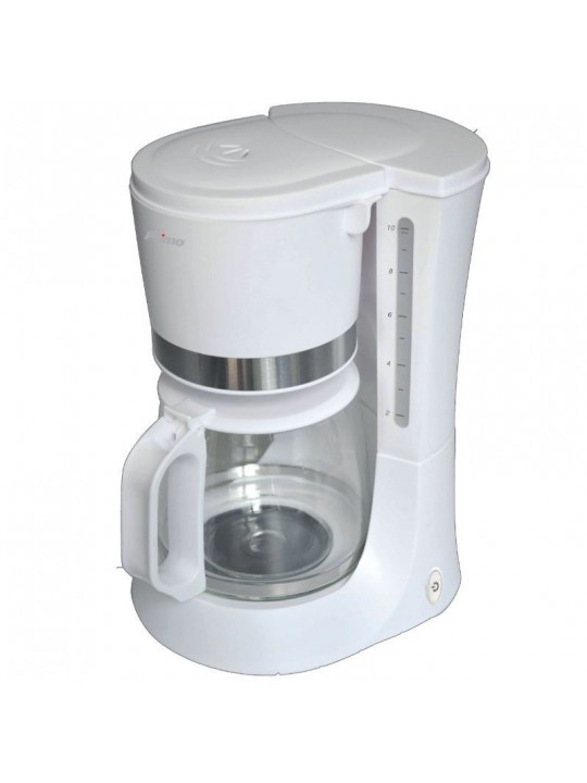 Καφετιέρα φίλτρου PRCM-40214 Primo Eco 1.2L 10φλ Λευκή-Inox