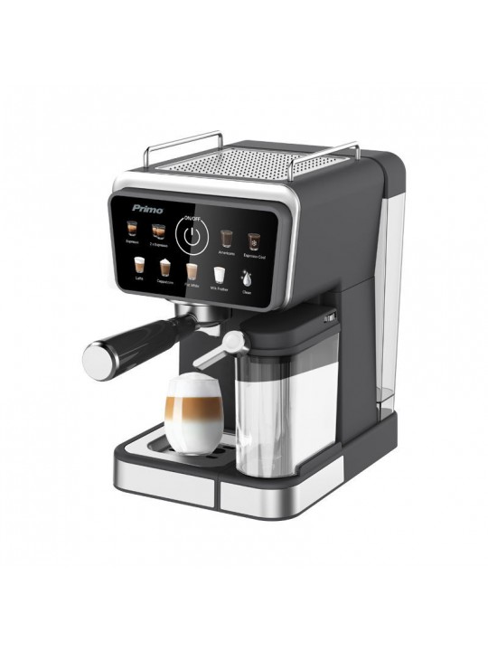 Μηχανή Espresso+Milk frother PREM-40532 Primo Hot & Cold 3σε1 20Bar Digital Μαύρη-Inox