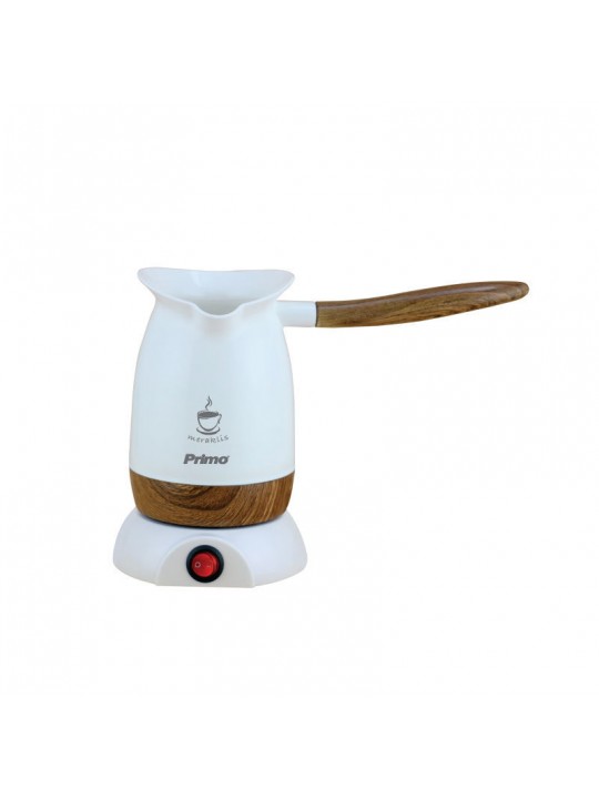 Μπρίκι Καφέ Ηλεκτρικό PRCP-40380 Primo 800W Λευκό/Wooden