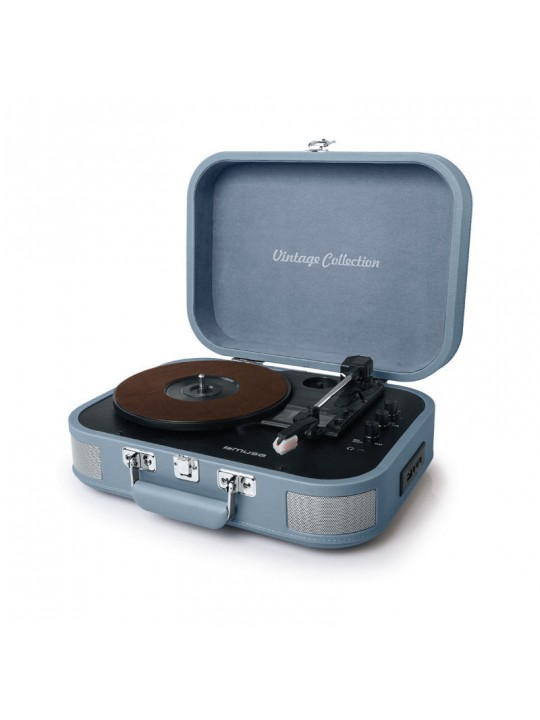 Πικάπ-Bluetooth MT-201BVB MUSE Με USB Γαλάζιο