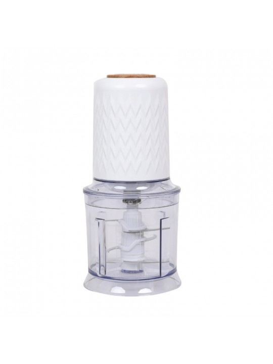 Πολυκόπτης PRFC-40447 Primo 3πλό Mαχαίρι 500W 700ml Λευκό-Wooden