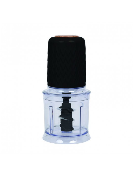 Πολυκόπτης PRFC-40478 Primo 3πλό Mαχαίρι 500W 700ml Μαύρο-Wooden