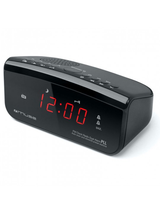 Ραδιορολόι M-12CR MUSE Μπαταρίας-Ρεύματος Ψηφιακό