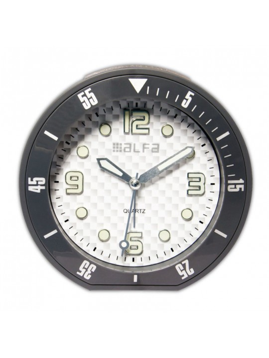 Ρολόι Επιτραπέζιο ALTC-60173 Alfaone Αναλογικό Αθόρυβο με φωτισμό 