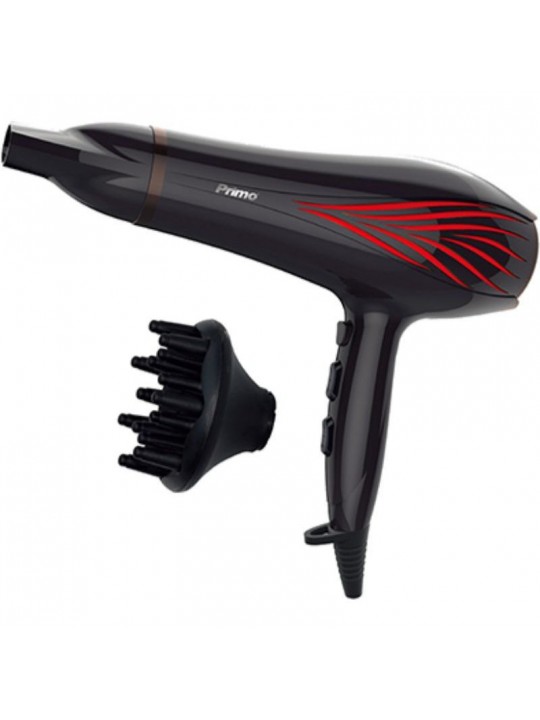 Σεσουάρ PRHD-40218 Primo 2000W DC Μαύρο