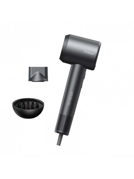 Σεσουάρ PRHD-40503 Primo 1600W BLDC Με λειτουργία ιονισμού Ανθρακί
