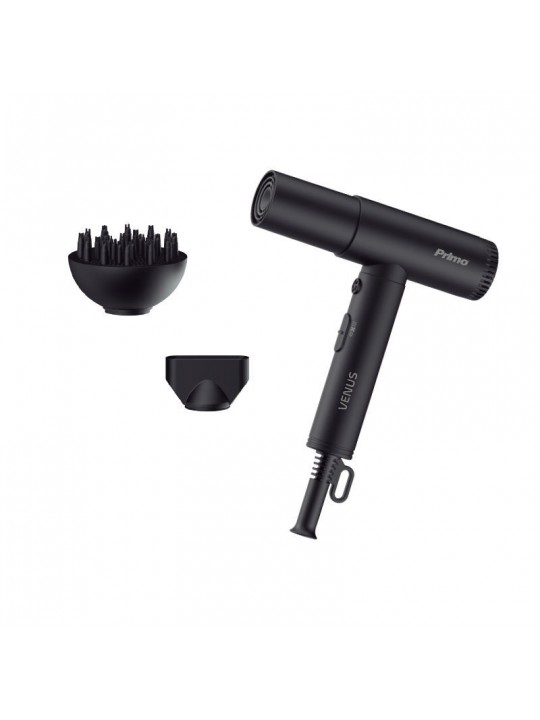 Σεσουάρ PRHD-40504 Primo 2000W BLDC Με λειτουργία ιονισμού Μαύρο