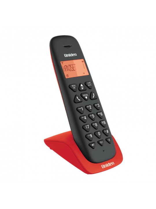 Τηλέφωνο Ασύρματο UNIDEN AT-3102 Μαύρο-Κόκκινο