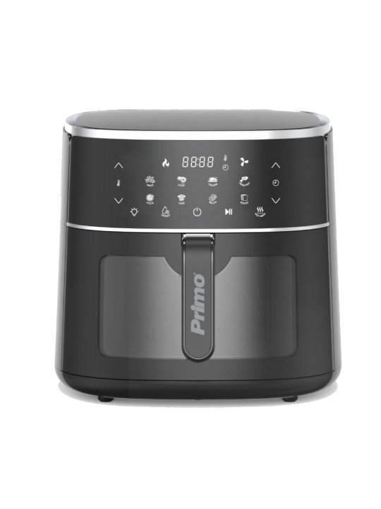 Φριτέζα Αέρος PRAF-40459 Primo Digital 8L 1800W με παράθυρο Μαύρη