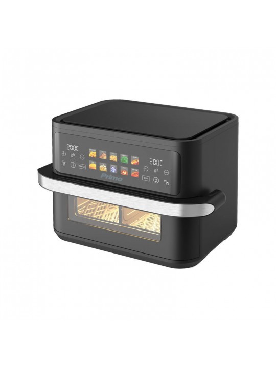 Φριτέζα Αέρος PRAF-40530 Primo Dual Zone Digital 11L 2800W Inox/Μαύρο