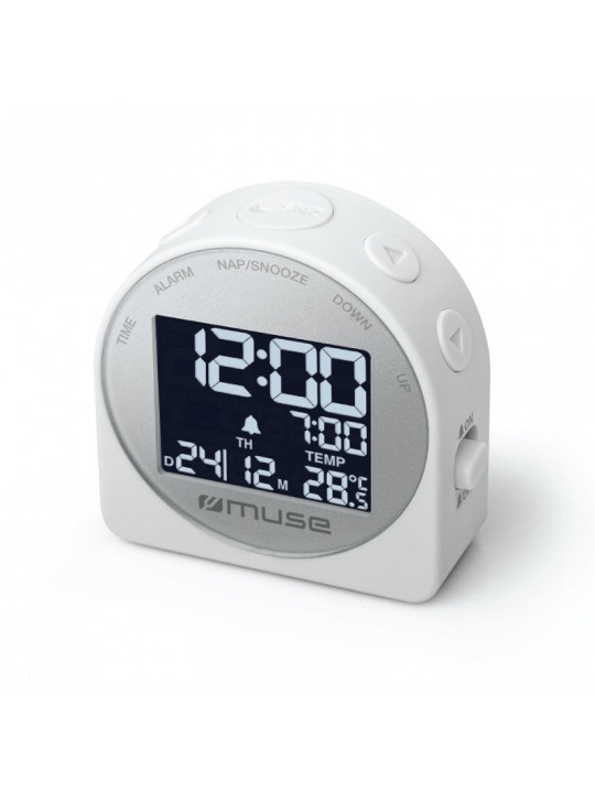 Ψηφιακό Ρολόι M-09CW Muse Μπαταρίας Λευκό