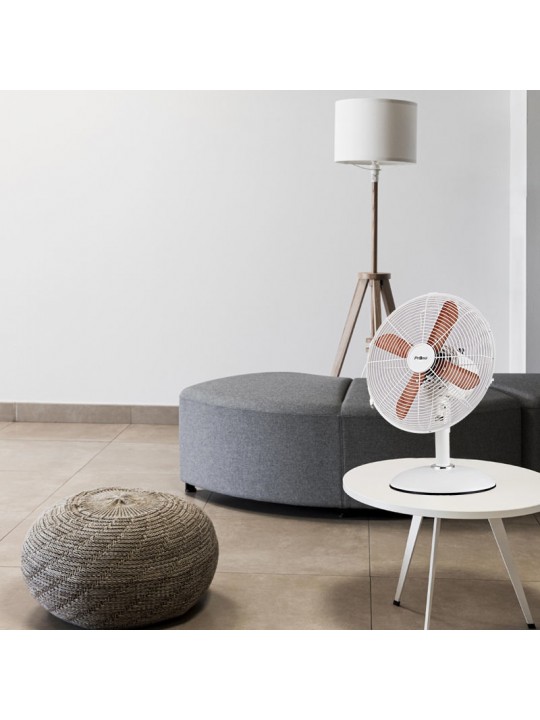 Ανεμιστήρας Επιτραπέζιος PRΤF-80621 Primo 12'' 30εκ. Λευκό - Ξύλο Ανεμιστήρας Επιτραπέζιος PRΤF-80621 Primo 12'' 30εκ. Λευκό - Ξύλο