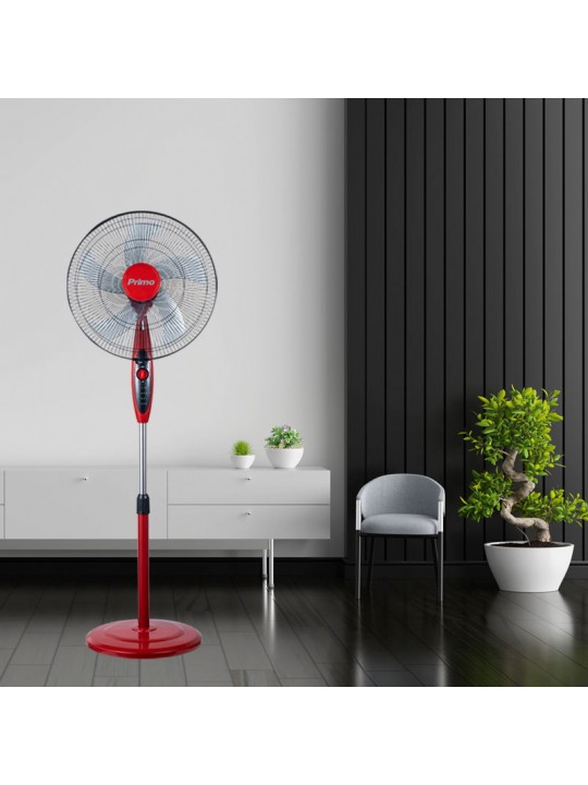 Ανεμιστήρας Ορθοστάτης PRSF-80643 Primo 45εκ. Κόκκινος Ανεμιστήρας Ορθοστάτης PRSF-80643 Primo 45εκ. Κόκκινος
