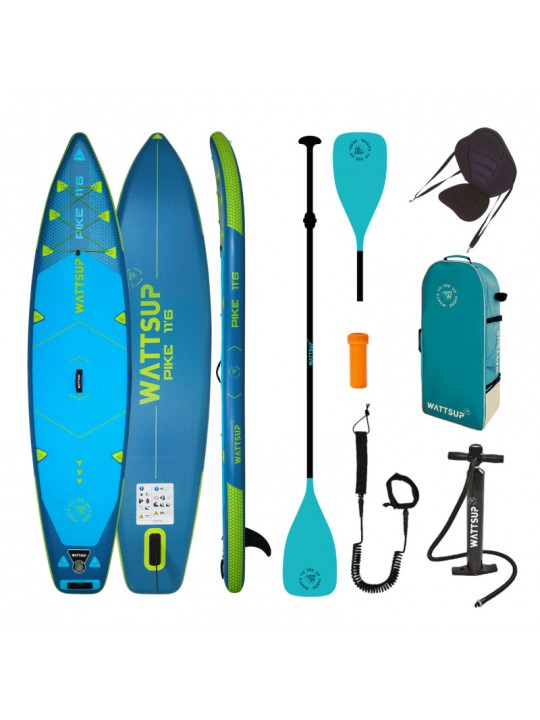 Wattsup - WhattSUP φουσκωτή σανίδα SUP 11'6'' Pike- Πακέτο