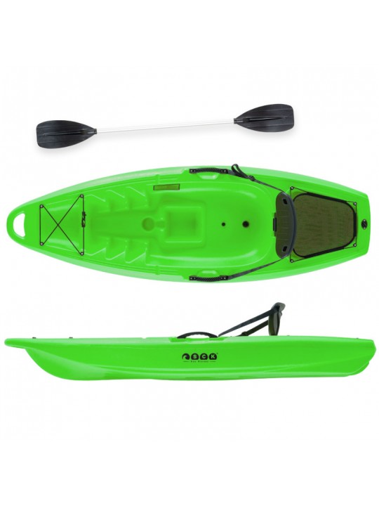 SCK - Hoppy παιδικό καγιάκ με κουπί και ενσωματωμένη πλάτη SCK Πράσινο