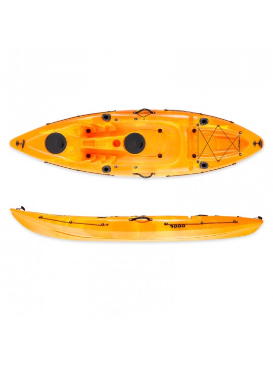 SCK - Conger 295 μονοθέσιο καγιάκ για ψάρεμα SCK κίτρινο-πορτοκαλί