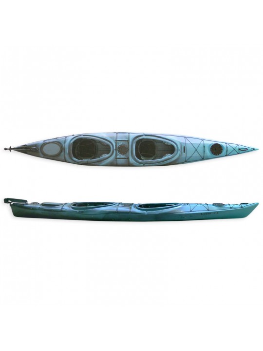 SCK - SCK Libero17 διθέσιο sit-in καγιάκ 520 | Τυρκουάζ-Μαύρο
