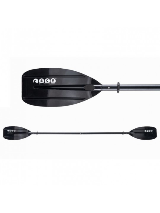 SCK - Κουπί καγιάκ παιδικό 183cm διαιρούμενο αλουμινίου- Μαύρο SCK