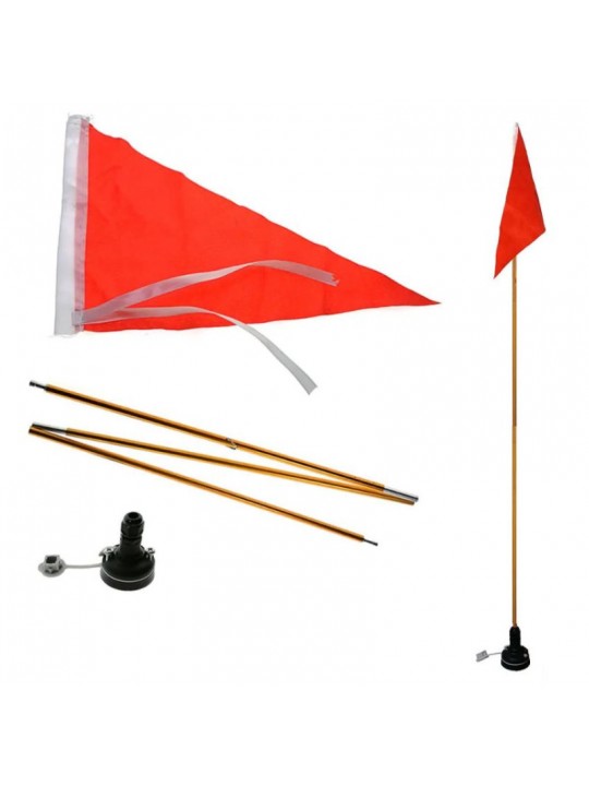 SCK - Τριγωνική σημαία καγιάκ για ορατότητα