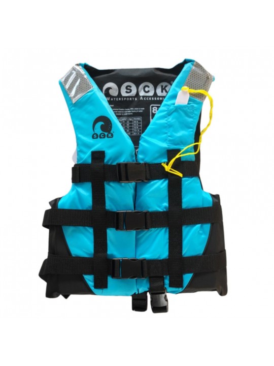 SCK - Σωσίβιο γιλέκο για θαλάσσια σπορ με τρεις ιμάντες Morello SCK Γαλάζιο
