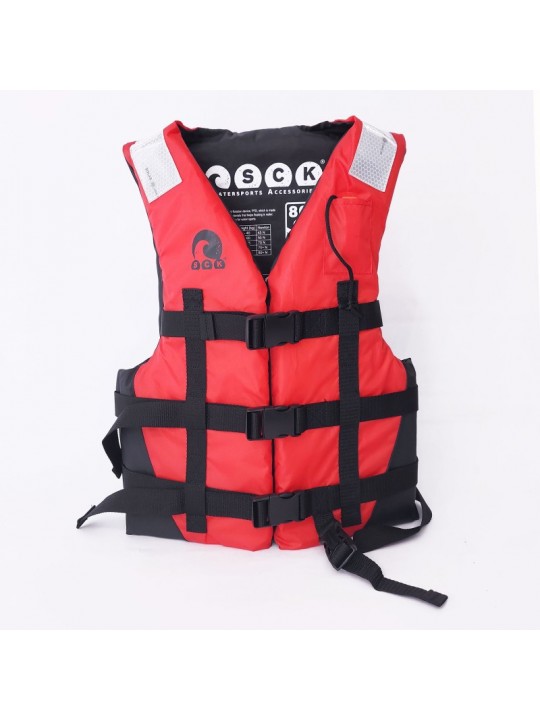 SCK - Σωσίβιο γιλέκο για θαλάσσια σπορ με τρεις ιμάντες Morello SCK Kόκκινο